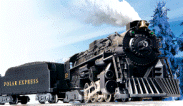 The Polar Express(TM) w/2-8-4 Loco w/3 Lighted Cars, & 40 x 60" Track 