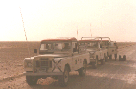 Sunrise on the road from Fahud